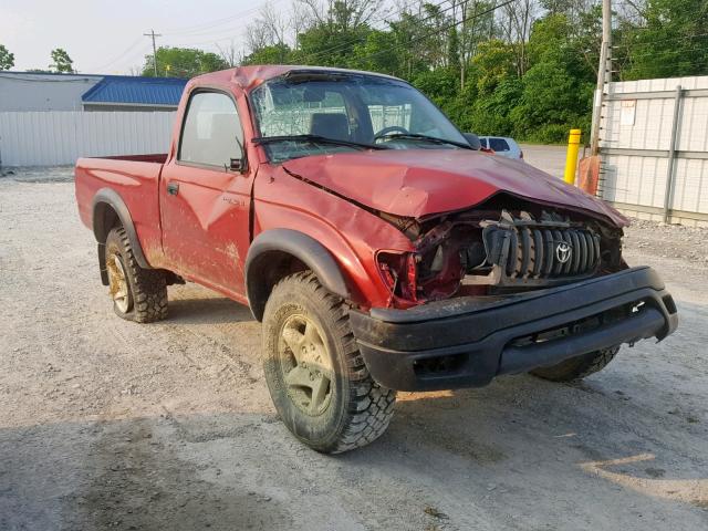 5TEPM62N41Z822347 - 2001 TOYOTA TACOMA RED photo 1