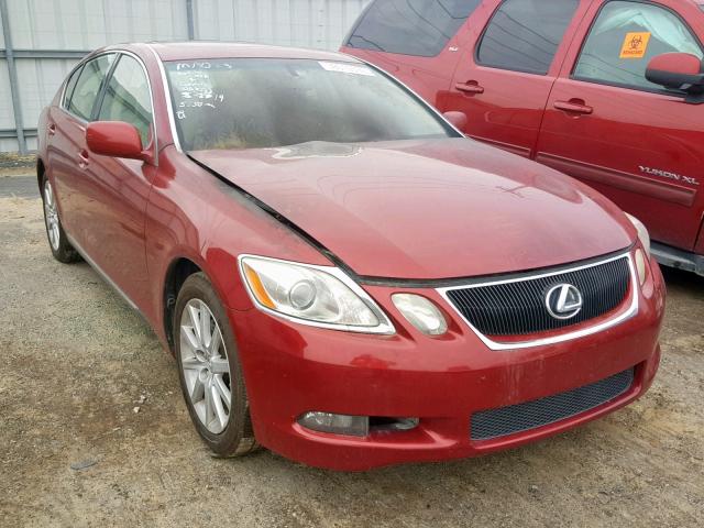 JTHBH96S965021258 - 2006 LEXUS GS 300 RED photo 1