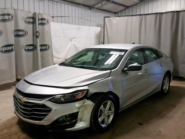 1G1ZB5ST6KF174900 - 2019 CHEVROLET MALIBU LS SILVER photo 2