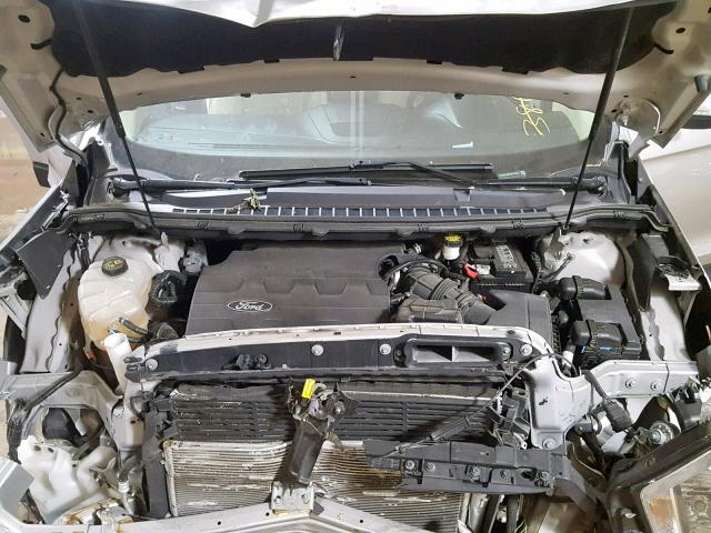 2FMTK4J89FBB74686 - 2015 FORD EDGE SEL SILVER photo 7