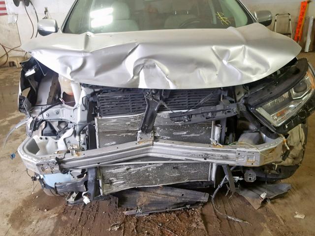 2FMTK4J89FBB74686 - 2015 FORD EDGE SEL SILVER photo 9