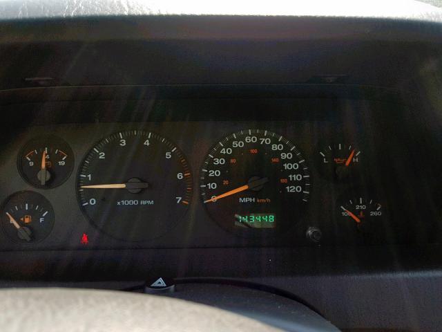 1J4GW48N42C249868 - 2002 JEEP GRAND CHER BLUE photo 8