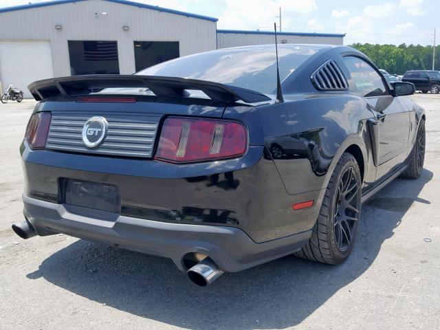 1ZVBP8CF9C5213584 - 2012 FORD MUSTANG GT BLACK photo 4