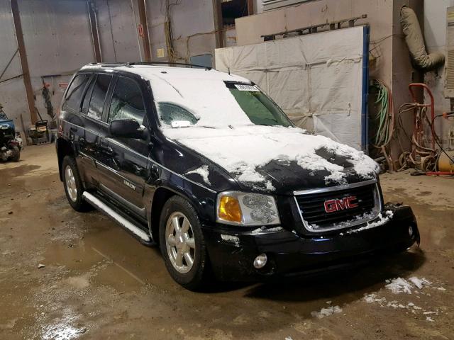 1GKDT13S952102733 - 2005 GMC ENVOY BLACK photo 1