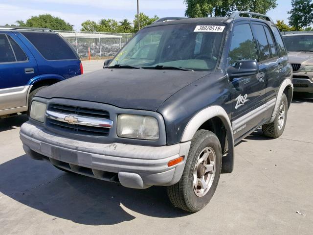 2CNBJ734116924514 - 2001 CHEVROLET TRACKER ZR BLACK photo 2