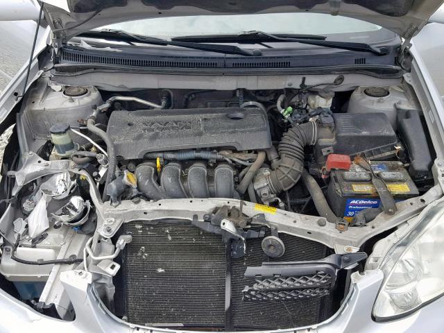 1NXBR32E45Z385731 - 2005 TOYOTA COROLLA CE SILVER photo 7