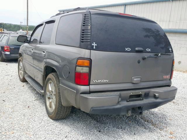 1GKEK63U56J164854 - 2006 GMC YUKON DENA GRAY photo 3