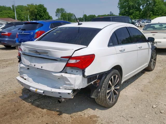 1C3CCBBB4DN521833 - 2013 CHRYSLER 200 WHITE photo 4