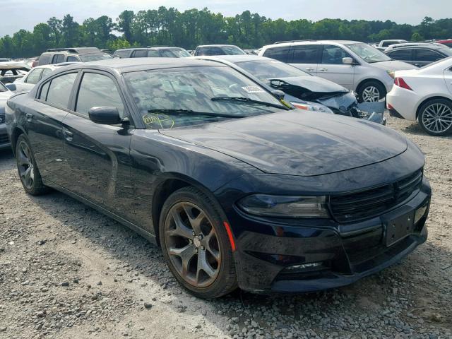 2C3CDXHGXFH896389 - 2015 DODGE CHARGER SX BLACK photo 1