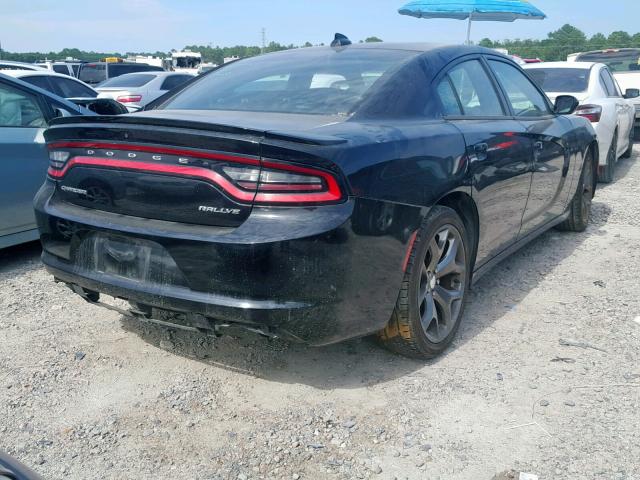 2C3CDXHGXFH896389 - 2015 DODGE CHARGER SX BLACK photo 4