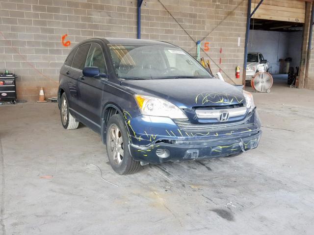 JHLRE38767C065183 - 2007 HONDA CR-V EXL BLUE photo 1