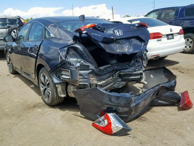 19XFC1F75GE040930 - 2016 HONDA CIVIC EXL 蓝色 照片 3