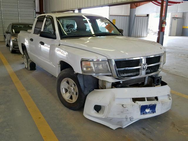 1D7HE48N08S510964 - 2008 DODGE DAKOTA QUA WHITE photo 1