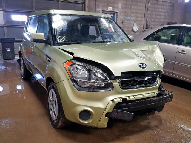 KNDJT2A53D7609257 - 2013 KIA SOUL GREEN photo 1