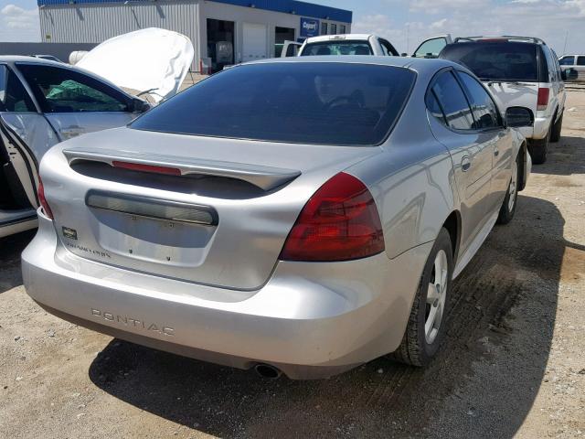 2G2WP552781114711 - 2008 PONTIAC GRAND PRIX SILVER photo 4