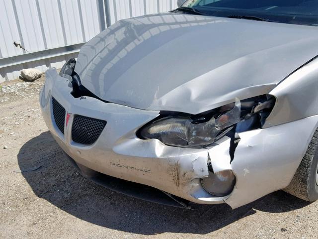 2G2WP552781114711 - 2008 PONTIAC GRAND PRIX SILVER photo 9