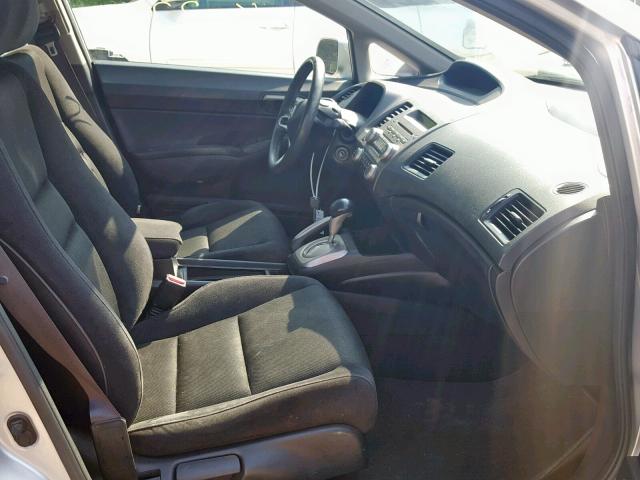 19XFA1F69BE001568 - 2011 HONDA CIVIC LX-S فضي صورة 5