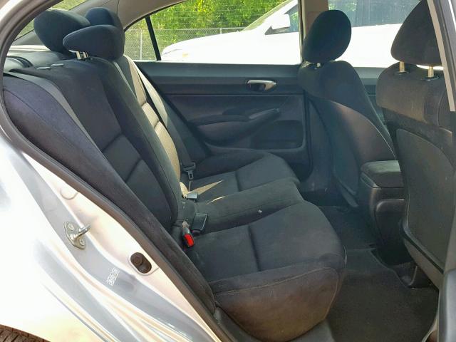 19XFA1F69BE001568 - 2011 HONDA CIVIC LX-S فضي صورة 6