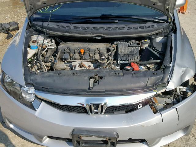 19XFA1F69BE001568 - 2011 HONDA CIVIC LX-S فضي صورة 7