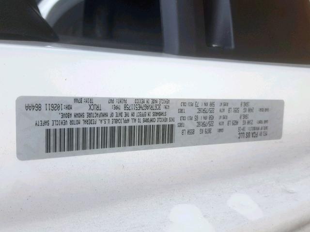 3C6TRVAG7HE511758 - 2017 RAM PROMASTER 白色 照片 10