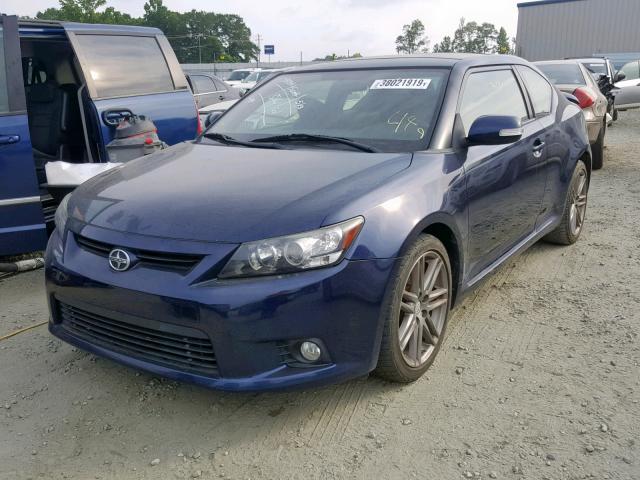 JTKJF5C79B3016586 - 2011 TOYOTA SCION TC ლურჯი ფოტო 2