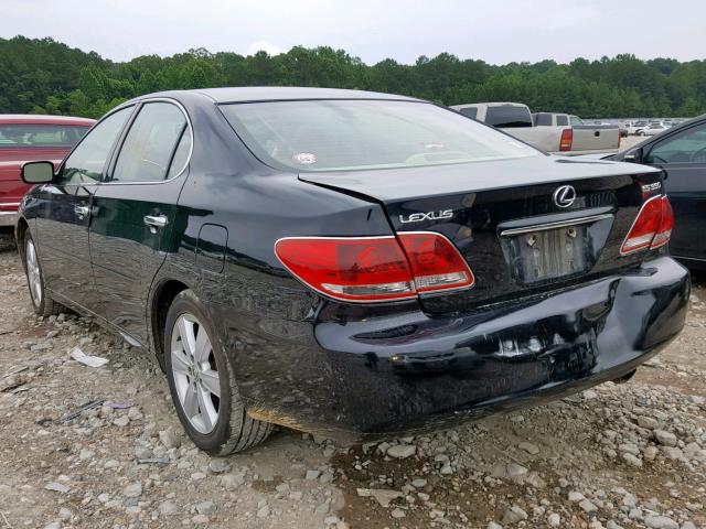 JTHBA30G465161143 - 2006 LEXUS ES 330 BLACK photo 3