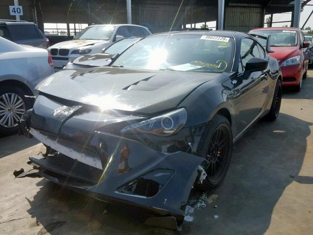 JF1ZNAA17F8711765 - 2015 TOYOTA SCION FR-S BLACK photo 2