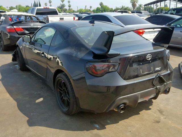 JF1ZNAA17F8711765 - 2015 TOYOTA SCION FR-S BLACK photo 3