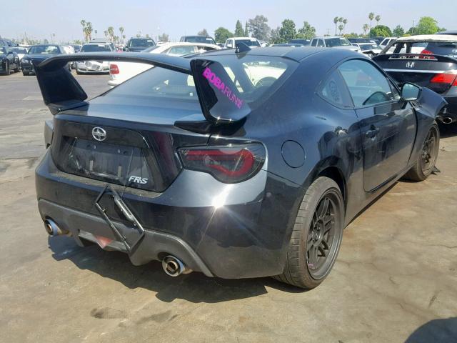 JF1ZNAA17F8711765 - 2015 TOYOTA SCION FR-S BLACK photo 4