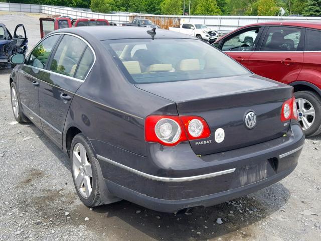 WVWAK93C38P014731 - 2008 VOLKSWAGEN PASSAT KOM BLACK photo 3