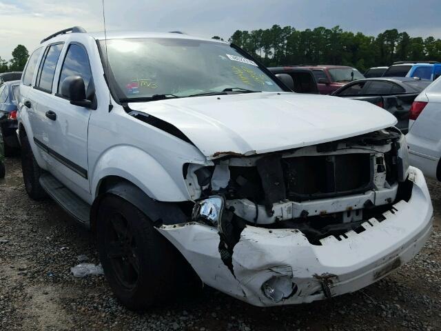 1D8HD48PX7F572248 - 2007 DODGE DURANGO SL WHITE photo 1