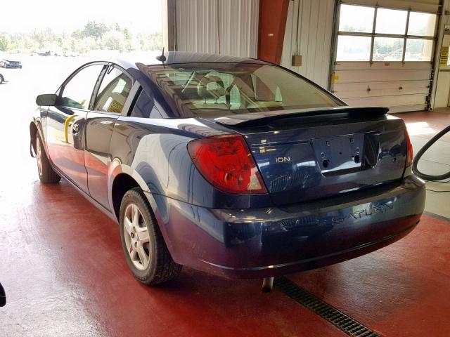 1G8AN15F07Z109261 - 2007 SATURN ION LEVEL BLUE photo 3
