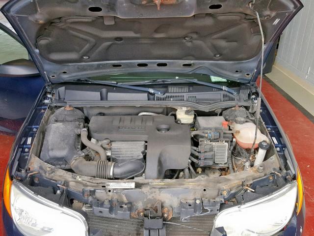 1G8AN15F07Z109261 - 2007 SATURN ION LEVEL BLUE photo 7
