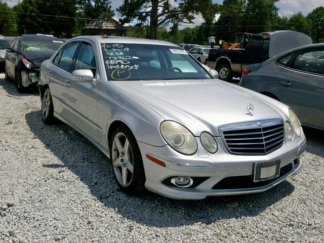 WDBUF56X49B385838 - 2009 MERCEDES-BENZ E 350 SILVER photo 1