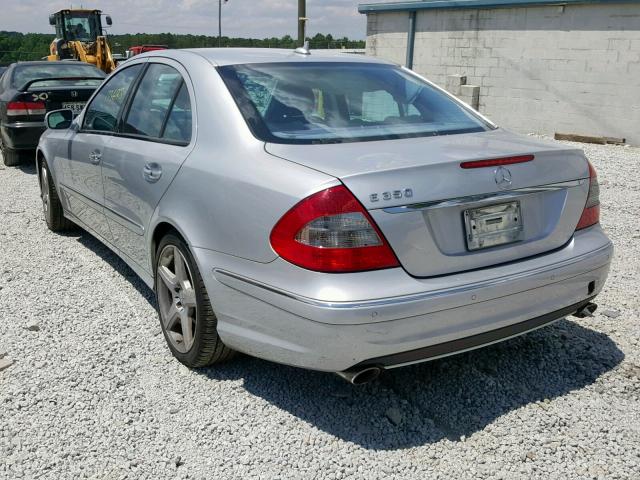 WDBUF56X49B385838 - 2009 MERCEDES-BENZ E 350 SILVER photo 3