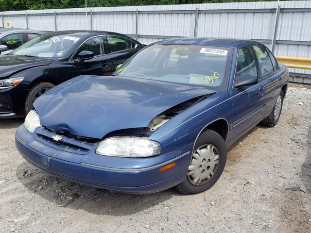 2G1WL52M9T1121707 - 1996 CHEVROLET LUMINA BLUE photo 2