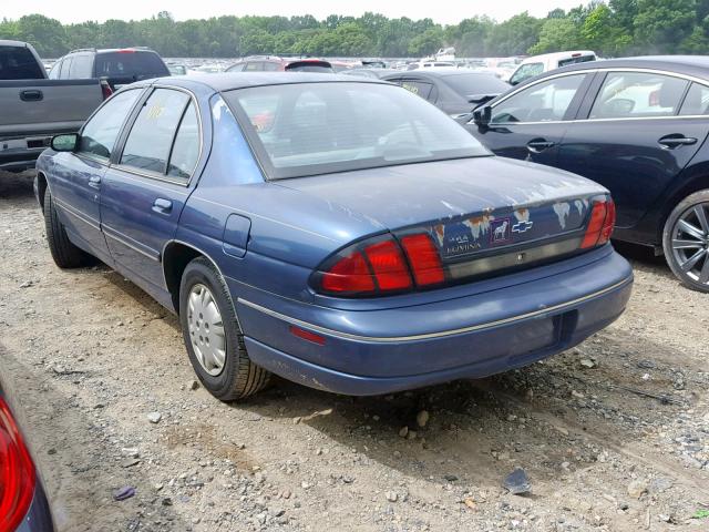 2G1WL52M9T1121707 - 1996 CHEVROLET LUMINA BLUE photo 3