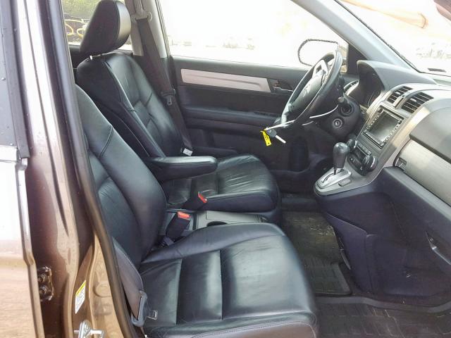 5J6RE4H7XBL095860 - 2011 HONDA CR-V EXL GRAY photo 5