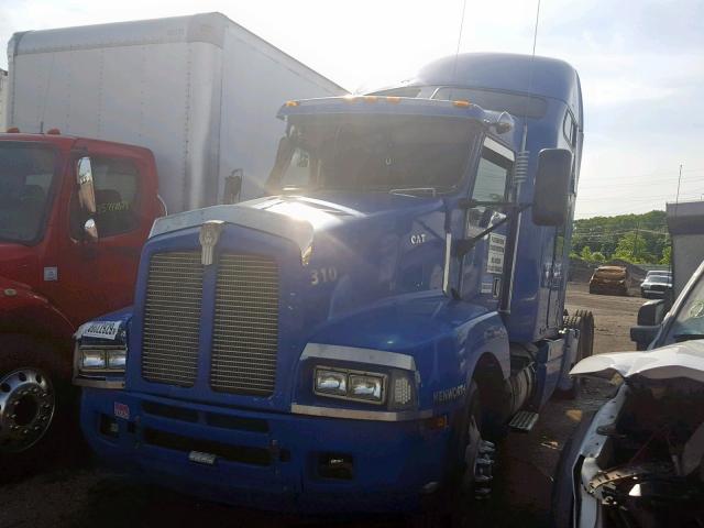 1XKADB9X91R870920 - 2001 KENWORTH CONSTRUCTI BLUE photo 2