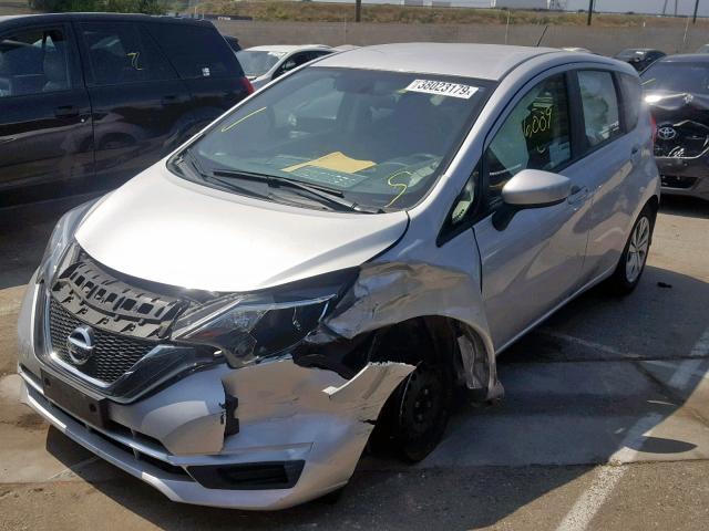 3N1CE2CP1HL373410 - 2017 NISSAN VERSA NOTE SILVER photo 2