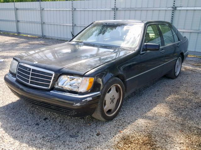 WDBGA51G5XA414477 - 1999 MERCEDES-BENZ S 500 BLACK photo 2