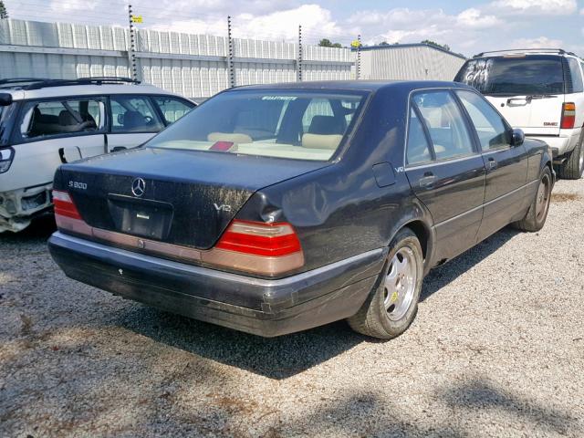 WDBGA51G5XA414477 - 1999 MERCEDES-BENZ S 500 BLACK photo 4