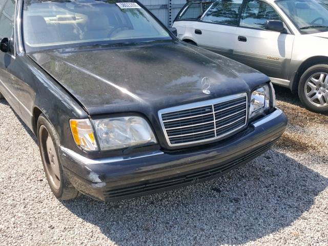 WDBGA51G5XA414477 - 1999 MERCEDES-BENZ S 500 BLACK photo 9