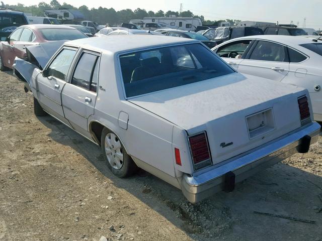 2FABP43F8GX105057 - 1986 FORD LTD CROWN GRAY photo 3