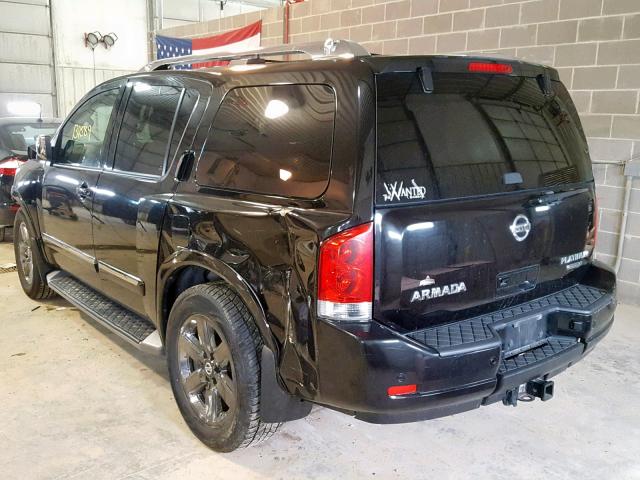 5N1AA0NE8DN610626 - 2013 NISSAN ARMADA PLA BLACK photo 3