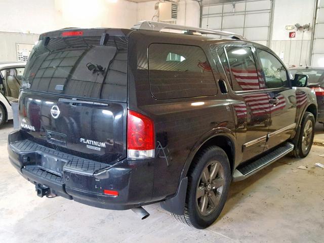 5N1AA0NE8DN610626 - 2013 NISSAN ARMADA PLA BLACK photo 4