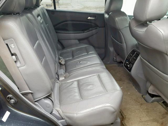 2HNYD18876H511484 - 2006 ACURA MDX TOURIN GRAY photo 6