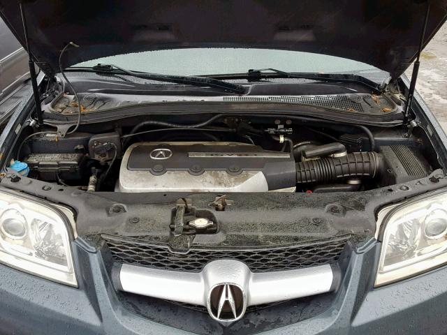 2HNYD18876H511484 - 2006 ACURA MDX TOURIN GRAY photo 7