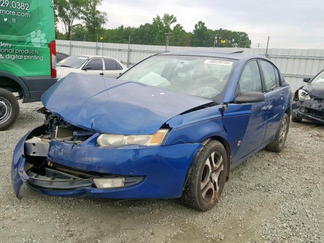 1G8AL52FX5Z108908 - 2005 SATURN ION LEVEL BLUE photo 2