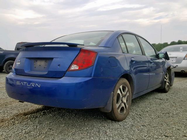 1G8AL52FX5Z108908 - 2005 SATURN ION LEVEL BLUE photo 4